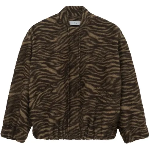 Grafik Print Woll Bomber Jacke IRO - IRO - Modalova