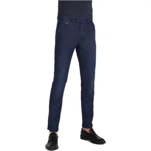 Flat Design Chino Jeans Cotton , male, Sizes: W37 - Tramarossa - Modalova