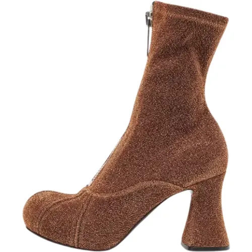Pre-owned Fabric boots , female, Sizes: 4 1/2 UK - Stella McCartney Pre-owned - Modalova
