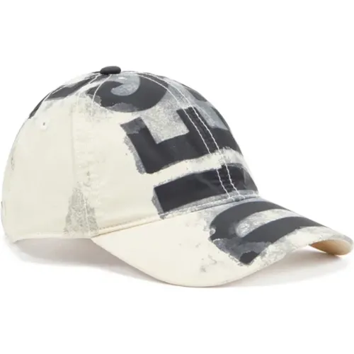 Baseball Cap C-Ewan-Ny Weiß , Herren, Größe: M - Diesel - Modalova