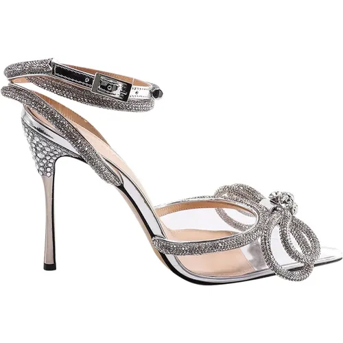 Women`s Shoes Pumps Silver Aw23 , female, Sizes: 7 UK - Mach & Mach - Modalova