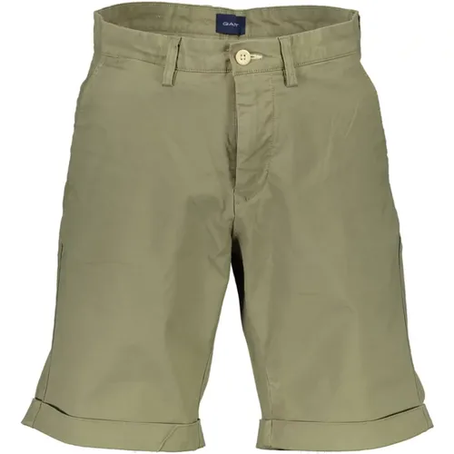 Grüne Bermuda-Shorts für Herren mit Kordelzug - Gant - Modalova