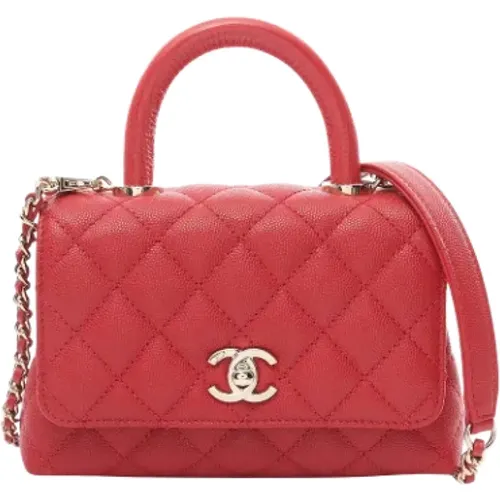 Pre-owned Leather handbags , female, Sizes: ONE SIZE - Chanel Vintage - Modalova