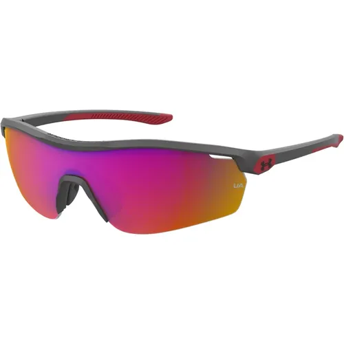 S Sunglasses Grey Black/Red Infrared - Under Armour - Modalova