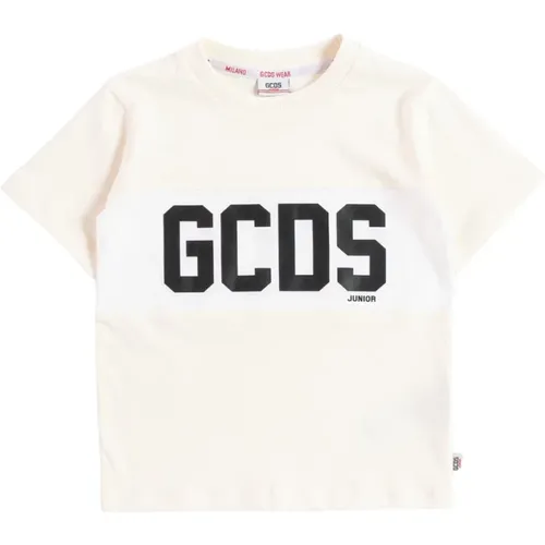 Logo Print Crew Neck T-Shirt Gcds - Gcds - Modalova