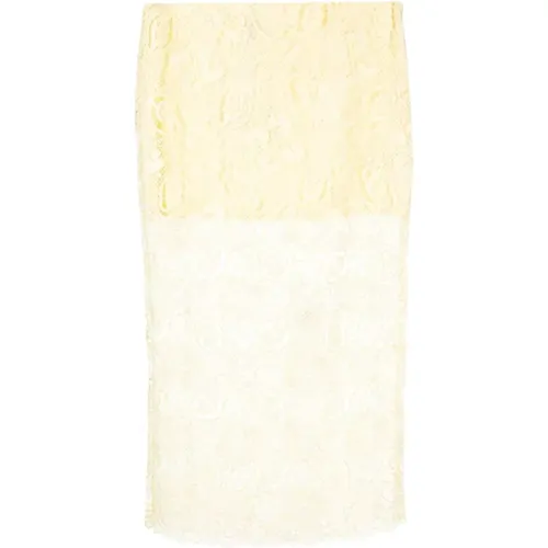 Butter Milk Graziela Pencil Skirt , female, Sizes: XS - Rodebjer - Modalova
