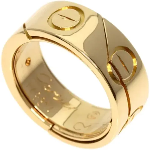 Pre-owned Gold rings , female, Sizes: ONE SIZE - Cartier Vintage - Modalova