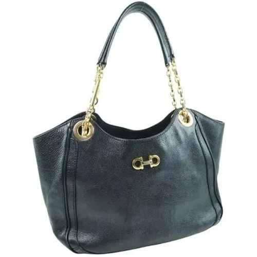 Pre-owned Leather shoulder-bags , female, Sizes: ONE SIZE - Salvatore Ferragamo Pre-owned - Modalova