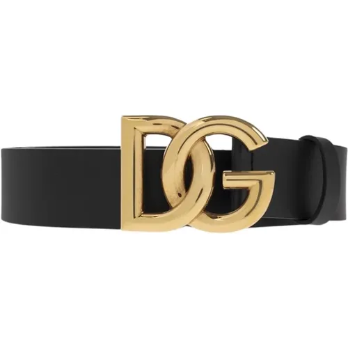 Gürtel mit Logo , Herren, Größe: 110 CM - Dolce & Gabbana - Modalova