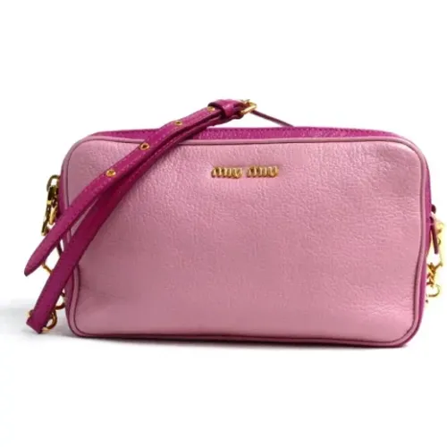 Pre-owned Leder schultertasche - Miu Miu Pre-owned - Modalova