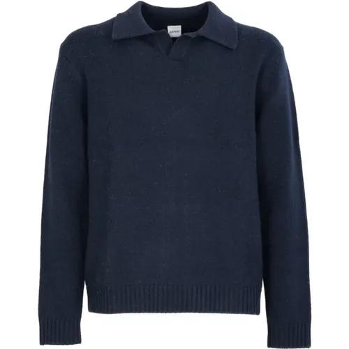 Wool Polo Sweater , male, Sizes: XL, L, 2XL - Aspesi - Modalova