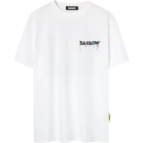Beige Printed Shirt , male, Sizes: L, XL, S, M - Barrow - Modalova