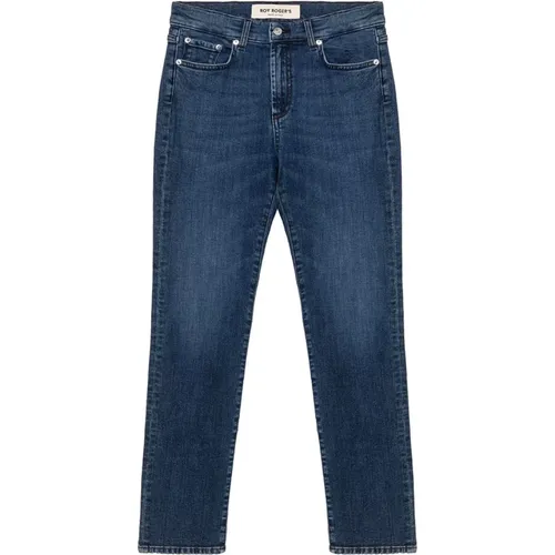 Dunkle Waschung Slim Fit Denim Jeans , Damen, Größe: W27 - Roy Roger's - Modalova