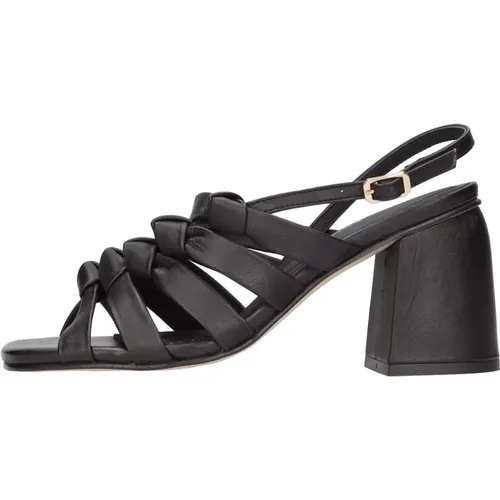 Sandalen Schwarz , Damen, Größe: 36 EU - Elvio Zanon - Modalova