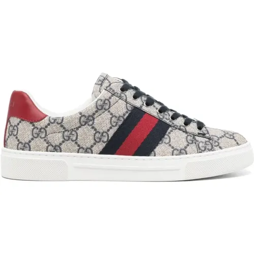 Sneakers GG Supreme Canvas , female, Sizes: 3 1/2 UK - Gucci - Modalova