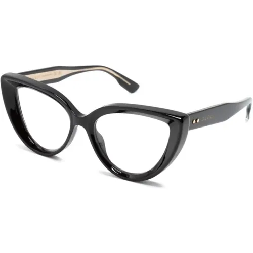 Klassische Schwarze Optische Brille , Damen, Größe: 52 MM - Gucci - Modalova