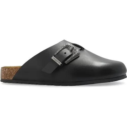 Slip-On Leather Shoes , male, Sizes: 10 UK, 6 UK - Saint Laurent - Modalova