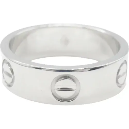 Pre-owned White Gold rings , female, Sizes: ONE SIZE - Cartier Vintage - Modalova