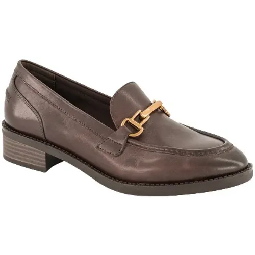 Stilvolle braune Loafers für moderne Frauen , Damen, Größe: 39 EU - tamaris - Modalova