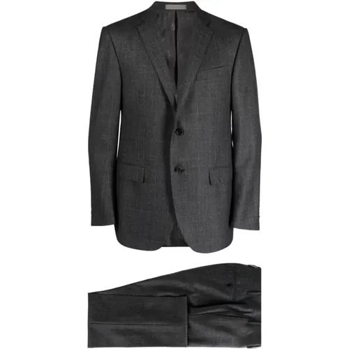 Checked Wool/Cashmere Suit , male, Sizes: 3XL - Corneliani - Modalova