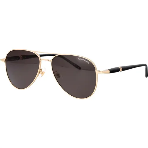 Stylish Sunglasses for Fashionable Individuals , male, Sizes: 57 MM - Montblanc - Modalova