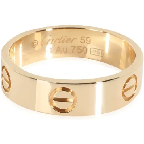 Pre-owned Gold rings , female, Sizes: ONE SIZE - Cartier Vintage - Modalova