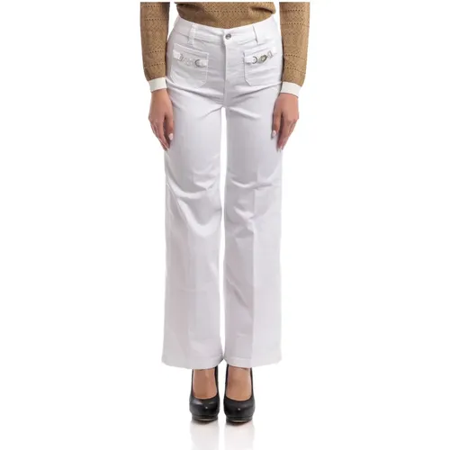 Flare Cropped Hose , Damen, Größe: W25 - Liu Jo - Modalova