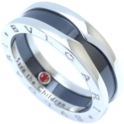 Pre-owned Metal rings , female, Sizes: ONE SIZE - Bvlgari Vintage - Modalova