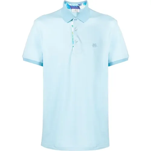 Pegaso Embroidered Polo Shirt , male, Sizes: 2XL - ETRO - Modalova
