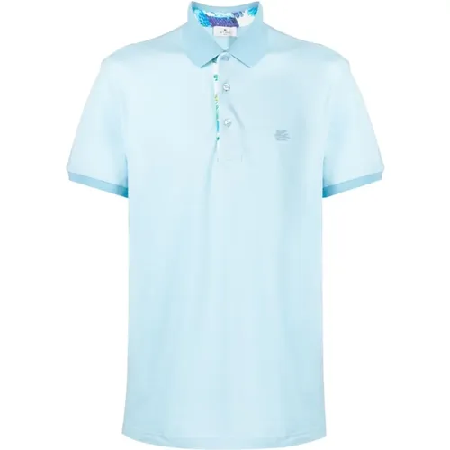 Pegaso Embroidered Polo Shirt , male, Sizes: XL - ETRO - Modalova