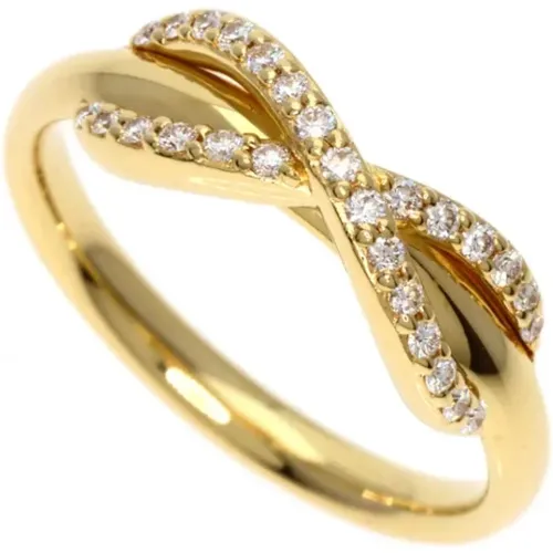 Pre-owned Gold rings , female, Sizes: ONE SIZE - Tiffany & Co. Pre-owned - Modalova