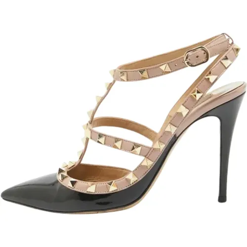 Pre-owned Leather heels , female, Sizes: 5 1/2 UK - Valentino Vintage - Modalova