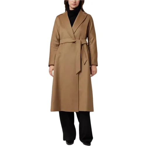 Wool Wrap Coat , female, Sizes: XS, 3XS, 2XS - Max Mara Studio - Modalova