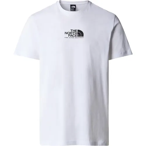 Fine Alpine Cotton T-Shirt - , male, Sizes: L - The North Face - Modalova