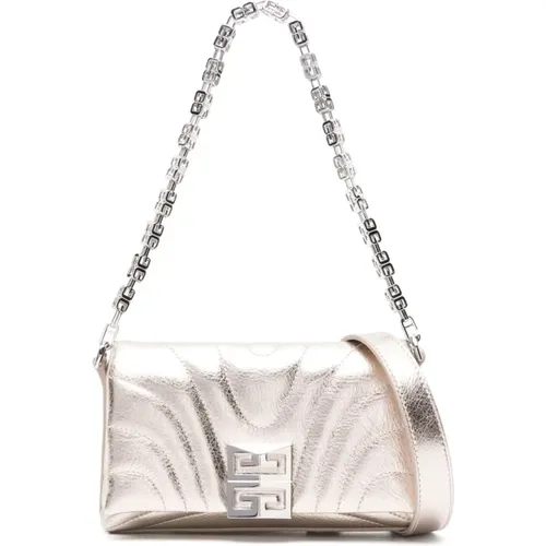 Laminated Leather Shoulder Bag , female, Sizes: ONE SIZE - Givenchy - Modalova