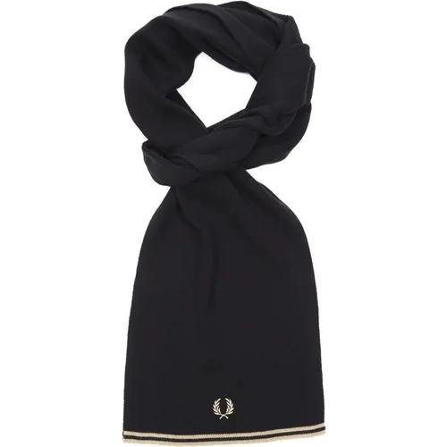 Double Line Scarf , male, Sizes: ONE SIZE - Fred Perry - Modalova