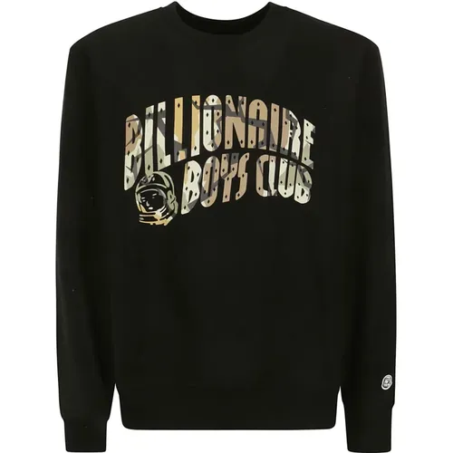 Camo Arch Logo Sweatshirt , male, Sizes: M, L - Billionaire Boys Club - Modalova