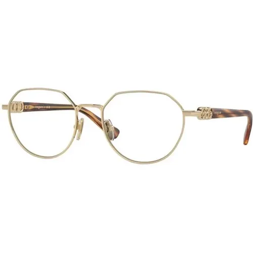 Gold Frame Sunglasses , male, Sizes: 53 MM - Vogue - Modalova