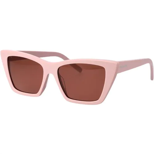 Mica Sonnenbrille für stilvollen Sonnenschutz,Sunglasses - Saint Laurent - Modalova