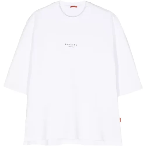 Weiße T-Shirts und Polos , Herren, Größe: L - Barena Venezia - Modalova