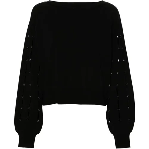 Schwarze Pullover Kollektion , Damen, Größe: S - Liu Jo - Modalova