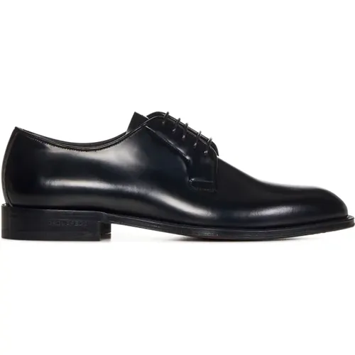 Laced Business Shoes for Men , male, Sizes: 8 1/2 UK, 7 UK, 9 1/2 UK, 10 UK, 6 UK, 10 1/2 UK, 8 UK, 5 UK, 9 UK - Dsquared2 - Modalova