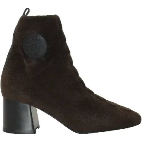 Pre-owned Wool boots , female, Sizes: 2 1/2 UK - Hermès Vintage - Modalova