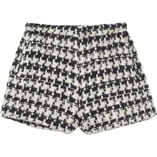 Tweed Shorts with Wide Waistband , female, Sizes: XS, M - Anine Bing - Modalova