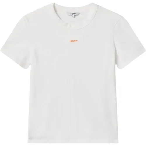 Organisches weißes Cabrera T-Shirt , Damen, Größe: S - Hoff - Modalova