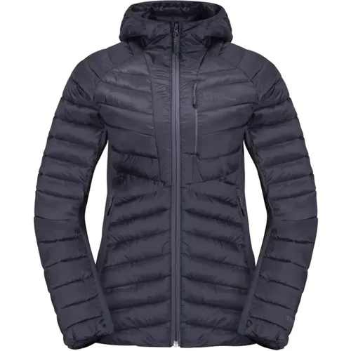 Graue Outdoor-Jacken , Damen, Größe: M - Jack Wolfskin - Modalova