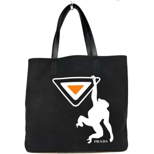 Pre-owned Canvas totes , female, Sizes: ONE SIZE - Prada Vintage - Modalova