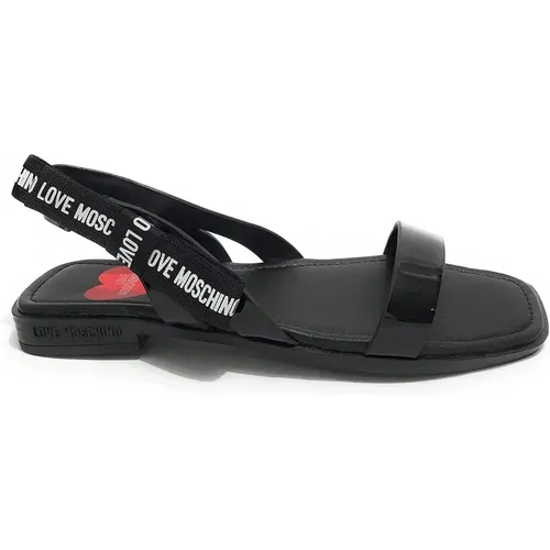 Low Sandals , female, Sizes: 4 UK, 3 UK, 5 UK, 8 UK, 7 UK - Love Moschino - Modalova