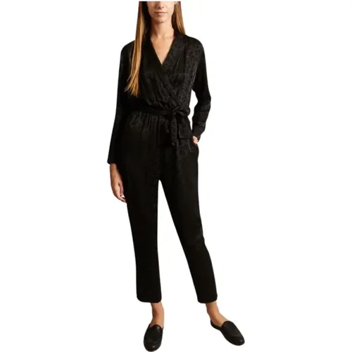 Jacquard Jumpsuit , female, Sizes: M - Tara Jarmon - Modalova