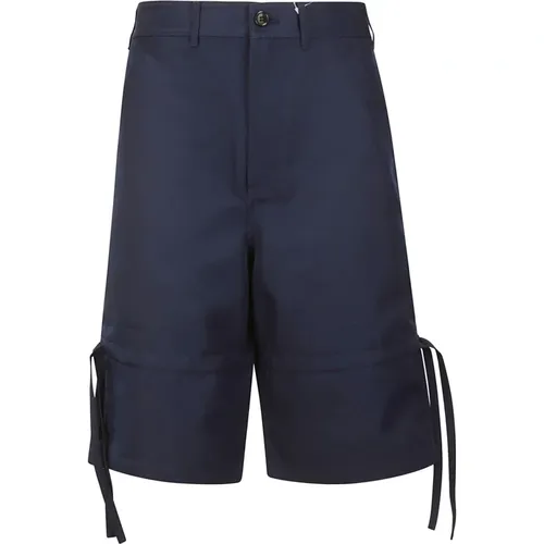 Polyester Twill Plain Shorts , male, Sizes: S, M, XS - Comme des Garçons - Modalova